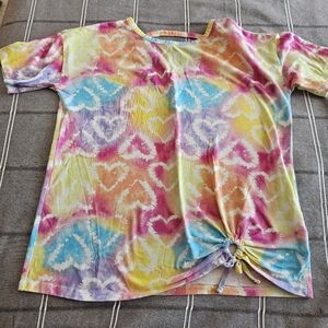 ⭐️The Children's Place Colorful Tie-Dye Heart Tee